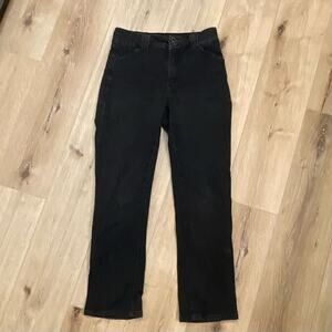 NYDJ Jeans Womens Black Straight Fit Size 6
